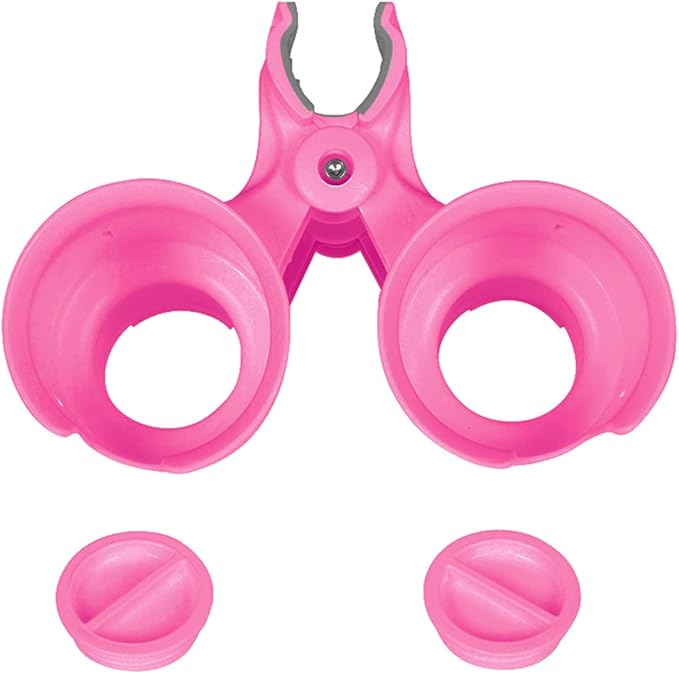 ROBOCUP, Patented Boat Cup Holder, Clamp on Portable Storage Caddy Securely Holds 2 Drinks, Fishing Poles, Tools, Marine Gear | Perfect for Boating, Beach Umbrellas, Golf Carts