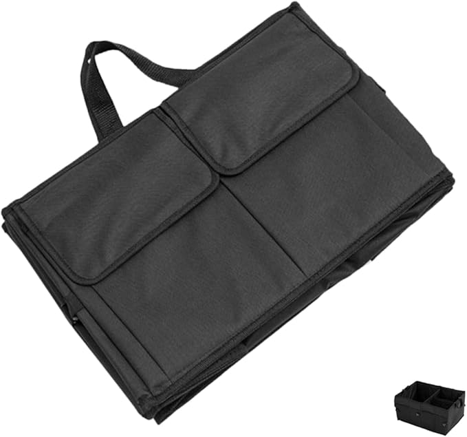 HEALLILY Truck Bed Storage Organizer Car Trunk Storage Box Non-Woven Fabric Car Organizers for Trunk Tidy Car Tools