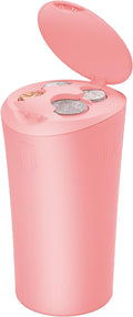 JOYTUTUS Coin Holder for Car, Larger-Capacity Car Change Holder Organizer, Universal Car Coin Holder for Cup Holder, Coin Dispenser Storage Fit Most Car & Trucks Car Accessories(Pink, 1 Pack)