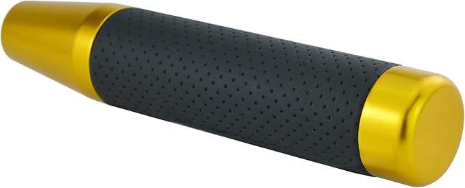 Abfer Tall Shift Knob Car Long Shifting Head Replace Weighted Gear Stick Shifter Knob Extension Fit Most Manual Automatic Transmission Vehicle, Gold