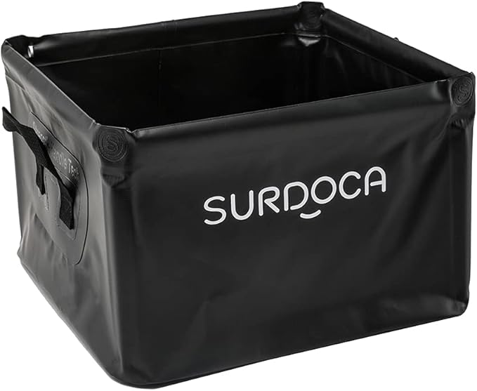 SURDOCA Fully Waterproof Car Trunk Organizer, Foldable Truck Organizer, Multifunctional Collapsible Car Storage Bag, Anti-Mud Trunk Storage Organizer 18 Liters