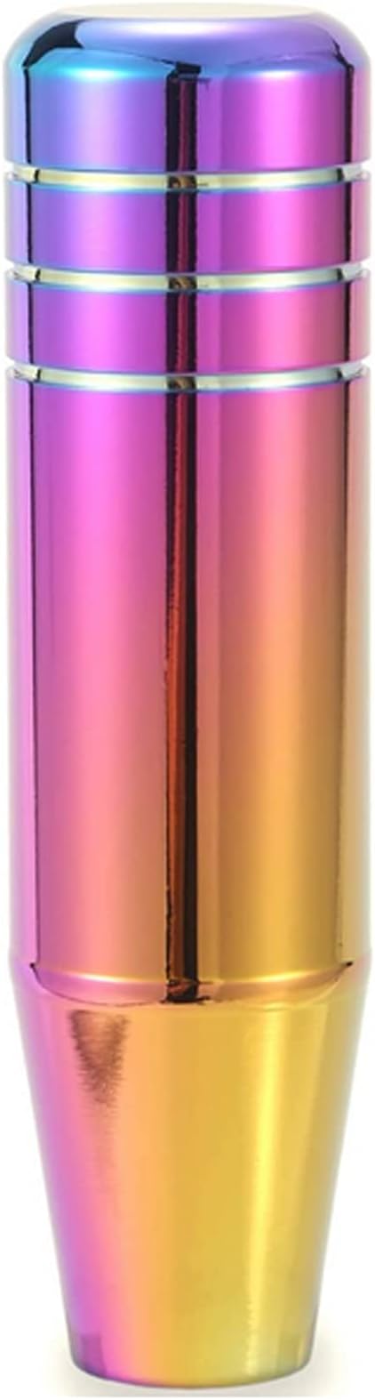 Lunsom 5" Aluminum Gear Lever Shifter Knob Long Alloy Shift Stick Handle Car Automatic Shifting Head Fit Most Manual Transmission Vehicles (Multicolor)