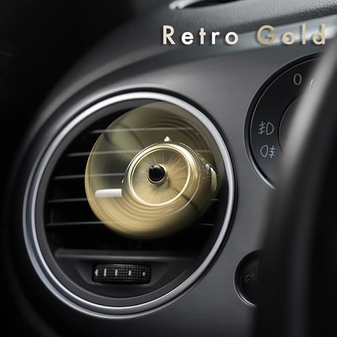 INEBIZ Car Air Freshener Vent Clip, Propeller Aromatherapy Diffuser, with 2-piece Long Lasting Scent Refill, Automotive Interior Accessories Universal for Men & Women