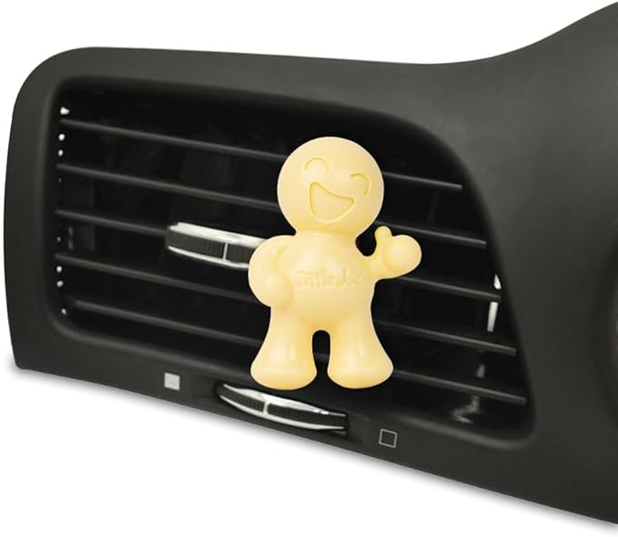 Little Joe 96412 Pina Colada Scent Car Air Freshener Clip Provides Long-Lasting Freshness in a Compact Design, Fights Odors for up to 45 Days, Cute Car Odor Eliminator, Non-Toxic, Pack of 2