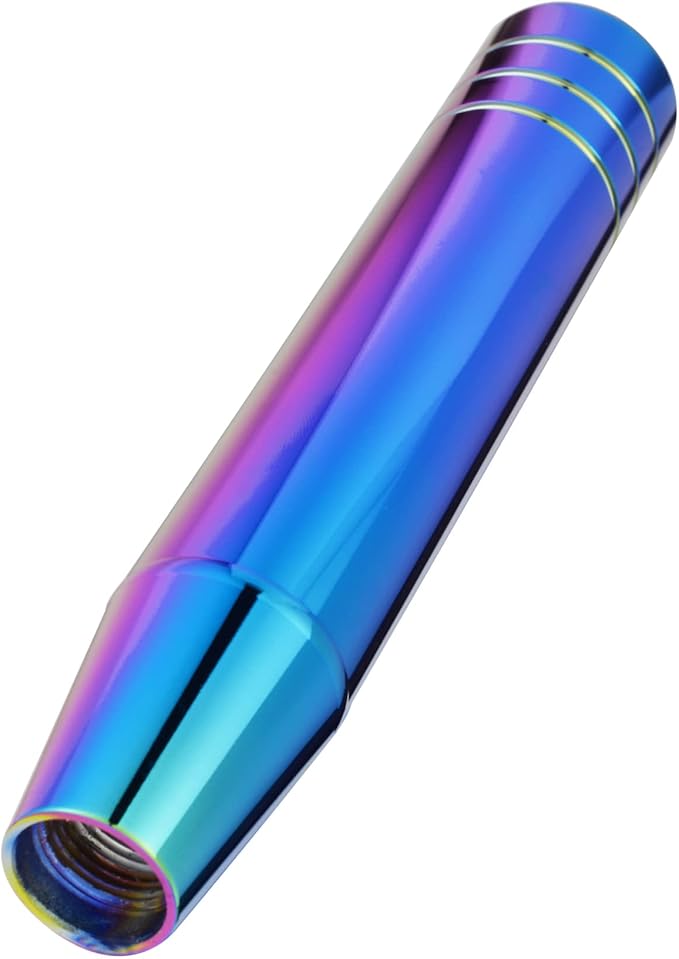 Abfer Long Shift Knob Car Gear Stick Weighted Shifter Knobs Extension Metal Shifting Lever Fit Most Manual Automatic Transmission Vehicle (Multicolor)