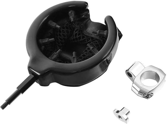 TCMT 1" Handlebar Cup Holder Metal Drink W/Mesh Basket For Harley Sportster Dyna Softail Road King Road Glide Electra Glide Sport Glide Vulcan Yamaha Suzuki Honda