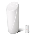 Car Trash Can Bin with Lid - Car Garbage Can Cup Holder - White Mini Leakproof Vehicle Trash Garbage Can Bin with 20pcs Trash Bags-Car Organizers and Storage for Front Back Seat Accessories