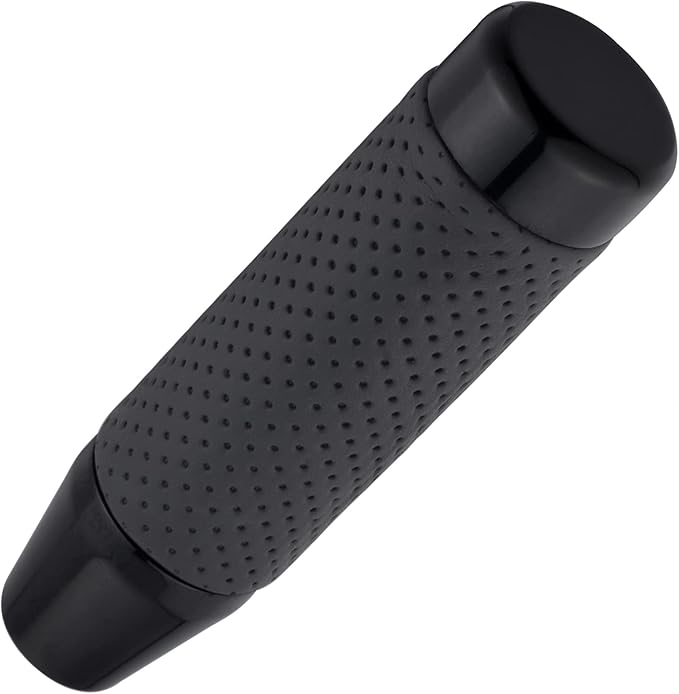 Abfer 5' Aluminum Alloy Car Shifter Knob, Heavy Weighted Gear Lever Stick Shift Handle Fit Most Automatic Manual Vehicle (Black)