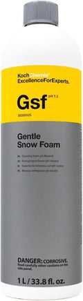 KOCHCHEMIE Gentle Snow Foam - pH Neutral Pre-Cleaning; Works With Foam Cannons & Sprayers; Manual Washing Shampoo; Safe on Existing Wax & Sealed Surfaces; Unique Cherry Fragrance (1 Liter)