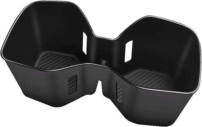 BestEvMod Center Console Rear Cup Holder Compatible with 2024 2025 2026 Kia EV9 Accessories Middle Console Rear Drink Stopper Non-Slip TPE Rubber Organizer Drink Cup Holder