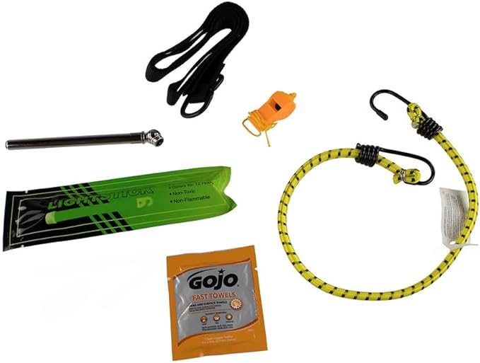 Ford Roadside Assistance Kit Contains First Aid Kit, Safety Vest, Booster Cables and Assorted Tools | VFL3Z19F515AC