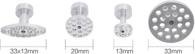 WHDZ Paintless Dent Repair Tool 8pcs Aluminum Glue Puller Tabs Paintless Dent Repair Hail Removal Tool