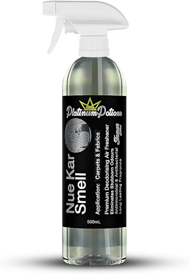 Water-Based Car Air Freshener Spray | Luxury Automotive Deodorizer | Mold-Resistant Formula | Eliminates Odors and Refreshes Vehicle Interior | 17 fl oz | Nue Kar Smell