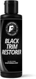 ExoForma Black Trim Restorer - Lasts 6+ Months, Dye Infused Waterproof Plastic Restorer for Cars - Perfect for Faded Bumpers, Trim & Vinyl on Jeeps, Truck Beds, Avalanches & ATVs | 4oz
