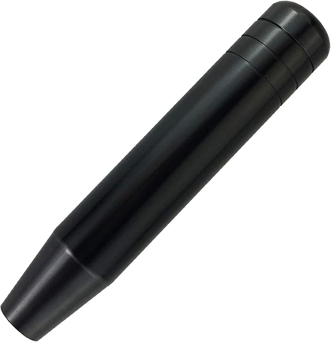 Abfer Black Shift Knob Weighted Car Gear Stick Shifter Extension Long Shifting Lever Handle Fit Most Manual Automatic Transmission Vehicle