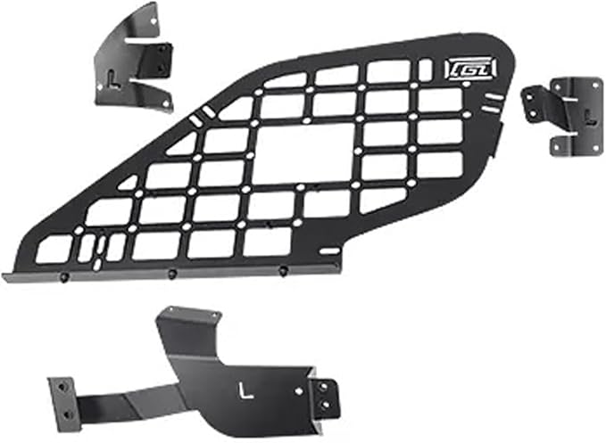 HIGH FLYING for Subaru Forester 14-18 Car Accessories Modular Storage Molle Panels System Trunk Shelf Luggage Storage Carrier Trunk Organizer Aluminum (Side Panels with Power Tailgate)