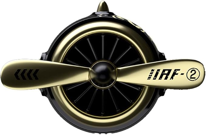 INEBIZ Car Air Freshener Vent Clip, Propeller Aromatherapy Diffuser, with 2-piece Long Lasting Scent Refill, Automotive Interior Accessories Universal for Men & Women