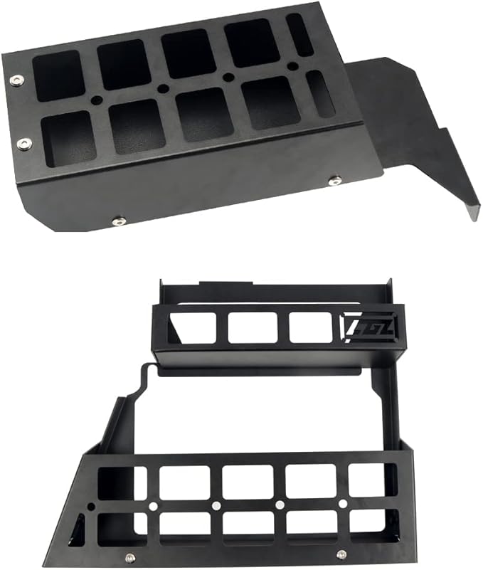 HIGH FLYING for Land Rover Defender 4dr 2020-2024 Car Accessories Modular Storage Trunk Organizer L+R Molle Storage Boxes*2 Luggage Carrier Aluminum Alloy (NOT Fit Third Row with Cupholder)