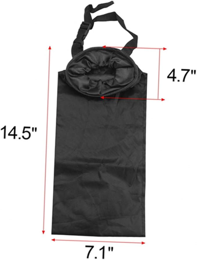 Car Trash Can Washable Eco-Friendly Hanging Seat Back Car Garbage Bag for Travel (2 Pack)