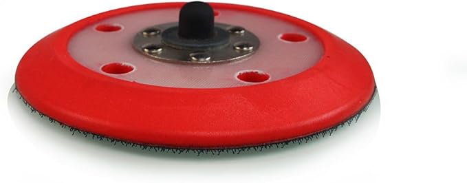 Chemical Guys TORQ BUFLC201 R5 Dual-Action Backing Plate with Hyper Flex Technology, Red (5 Inch)