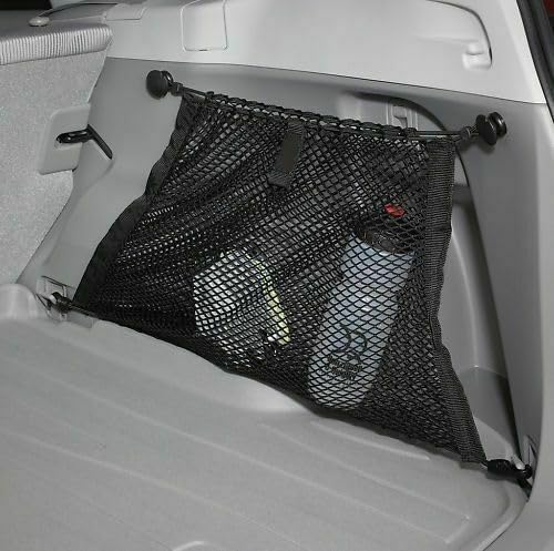 Rear Side Organizer Cargo Net for Subaru Forester 2010-2013 – Cargo Net Set of 2 for SUV - Premium Mesh Elastic Car Trunk Organizer Vehicle Carrier Storage–Compatible with Forester