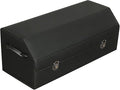 Leather Storage Box Car Trunk Organizer for Trunk SUV Sedan, Leather Foldable Storage Box with Lid (Black 29.5" L*12.2" W*11.8" H)