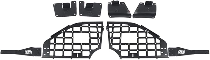 HIGH FLYING for Toyota Highlander 2014 2015 2016 2017 2018 2019 Car Accessories Modular Storage Molle Panel Shelf Luggage Carrier Trunk Organizer Aluminum (Side Panel)