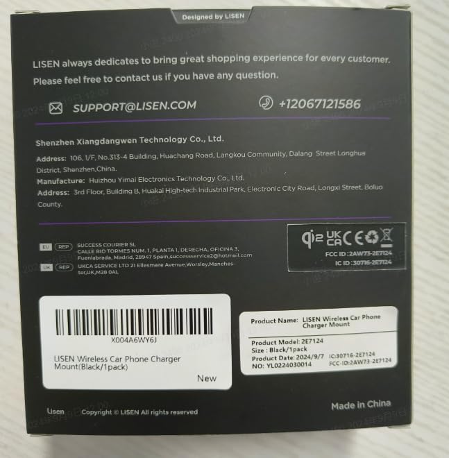 LISEN for Qi2 15W MagSafe Car Mount Charger,Super Fast Magnetic Wireless Car Charger for iPhone 16 Pro Max Accessories，Qi2 Fast Charging MagSafe Charger Fits iPhone 17 Pro Max 16 15 14 13 12 Series