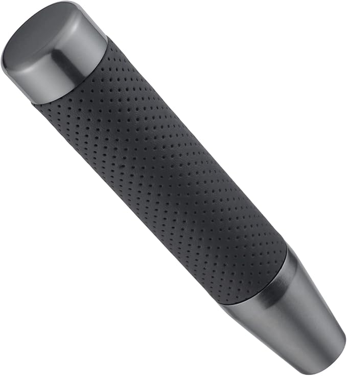 Abfer Tall Shift Knob Car Long Shifting Head Replace Weighted Gear Stick Shifter Knob Extension Fit Most Manual Automatic Transmission Vehicle, Grey