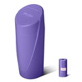 Car Trash Can Bin with Lid - Car Garbage Can Cup Holder - Purple Mini Leakproof Vehicle Garbage Bin with 20pcs Trash Bags-Automotive Organizers and Storage for Front Back Seat Accessories