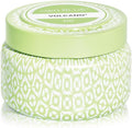 Capri Blue Volcano Scented Candles - Printed Travel Tin - Blended Soy Candles for Home Scented with Tropical Fruits & Sugared Citrus - Spring Home Decor (Iced Matcha Green Color, 8.5 oz)