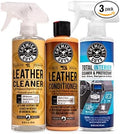 Chemical Guys SPI1091601 Leather Cleaner and Conditioner Leather & Interior Care Bundle + SPI22016 Total Interior Cleaner & Protectant, Safe for Cars, Home, Office, & More (16 fl oz) 3 Items