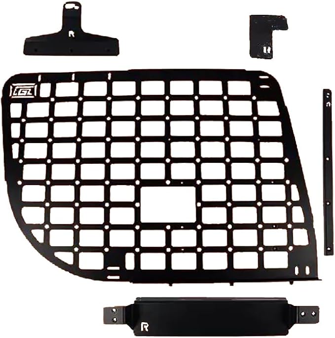 HIGH FLYING for Mercedes-benz G-Class G500 G55 2004-2018 Car Accessories Modular Storage Molle Panels System Trunk Shelf Luggage Storage Carrier Trunk Organizer Aluminum Alloy (Side Panels)