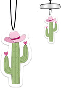 Cactu Air Freshener Hanging for Car Scented Ornaments Mirror Cute Car Fresheners Cactus Car Accessories Auto Interior Decor Scent Home Bathroom Closet Cactu Gifts for Women Men