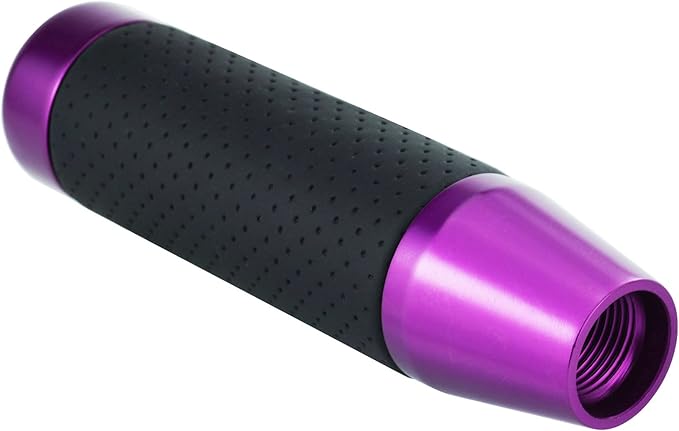 Abfer Weighted Shift Knob Short Stick Gear Shifter Adapter Leather Shift Knobs for Most Automatic Manual Vehicle Trucks