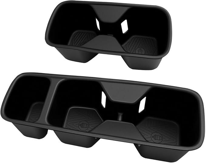 Muslogy Center Console Cup Holder Inserts Compatible with Kia Telluride 2020-2024 2025 Accessories Middle Console Front and Rear Drink Stopper Non-Slip TPE Organizer Cup Holder Replacement 2PCS Set