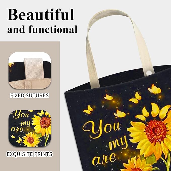 Car Trash Can, Cute Car Trash Bag, Hanging Car Organizer and Storage Bag, Trash Bin for Car Accessories, Vehicle, Travelling, Camping Cute Sunflower