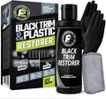 ExoForma Black Trim Restorer - Lasts 6+ Months, Dye Infused Waterproof Plastic Restorer for Cars - Perfect for Faded Bumpers, Trim & Vinyl on Jeeps, Truck Beds, Avalanches & ATVs | 4oz Kit