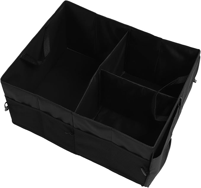 Car Trunk Organizer, Car Storage, Reinforced Handles, Flexible and Sturdy Trunk Storage Organizer for Vehicle - for Organizing Groceries, Tools, and Sports Equipment