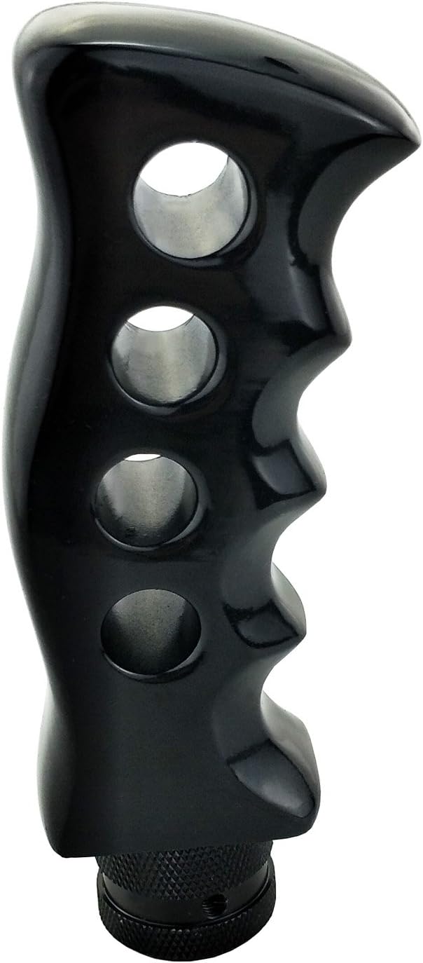 Lunsom Handle Shift Knob Car Shifting Transmission Shifter Stick Head Fit Most Manual Vehicle (Black)