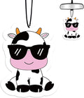 Cow Car Air Fresheners Hanging Air Fresheners Scented Hanging Ornaments Refresh Airs Fragrant Pendant Cow Car Accessories Interior Decor Home Cows Gifts for Men Women