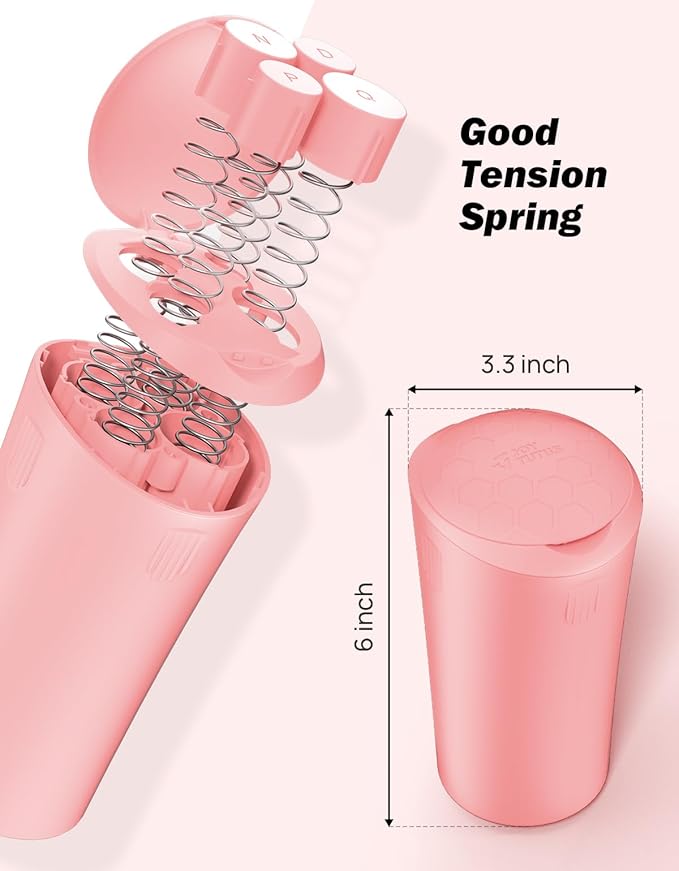 JOYTUTUS Coin Holder for Car, Larger-Capacity Car Change Holder Organizer, Universal Car Coin Holder for Cup Holder, Coin Dispenser Storage Fit Most Car & Trucks Car Accessories(Pink, 1 Pack)