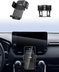 Car Phone Holder for Toyota RAV4 2019 2020 2021 2022-2024 Premium XLE, Adventure, TRD Off-Road, Limited, Hybrid XSE Accessories Automobile Cradles Phone Mount, Cell Phone Base Not Block Air Vent