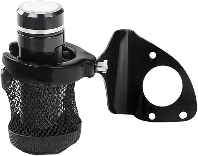 TCMT Drink Cup Holder Passenger Fit For Harley Touring Electra Glide Ultra Classic Road Glide Ultra Limited 2014-2023