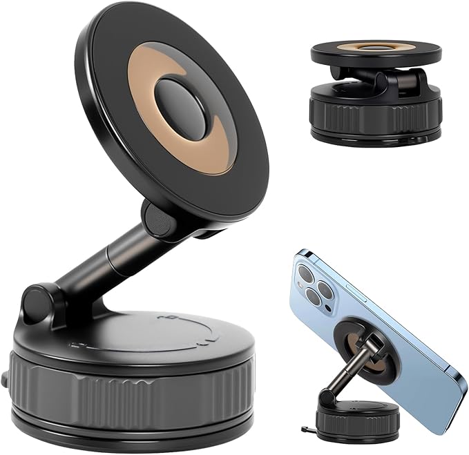 Magnetic Phone Holder for Car, Car Phone Mount 360 Degree Adjustable, Strong Magnetic Phone Holder for iPhone 17 Pro Max 16 15 14 13 12 Plus