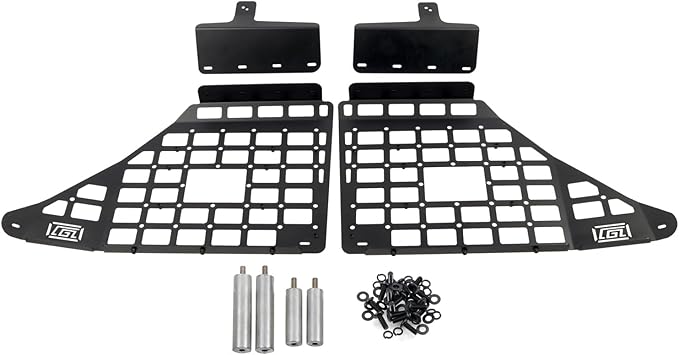 HIGH FLYING for Toyota 4Runner 2010-2024 Car Accessories Modular Storage Molle Panel Shelf System Luggage Carrier Trunk Organizer Aluminum