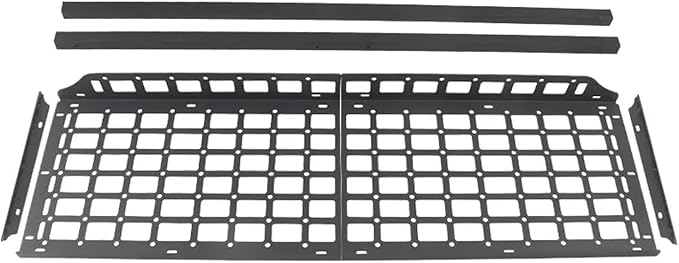 HIGH FLYING for Mercedes-benz G-Class G500 G55 2004-2018 Car Accessories Modular Storage Molle Panels System Trunk Shelf Luggage Storage Carrier Trunk Organizer Aluminum Alloy (Trunk Shelf)