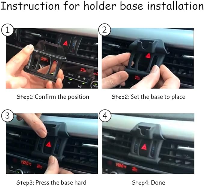 Car Phone Holder for BMW X5 2014-2018，X6 2015-2019 SUV sDrive35i xDrive35i 40e 35d F15 F16 Auto Accessories Navigation Bracket Interior Decoration Mobile Cell Phone Mount