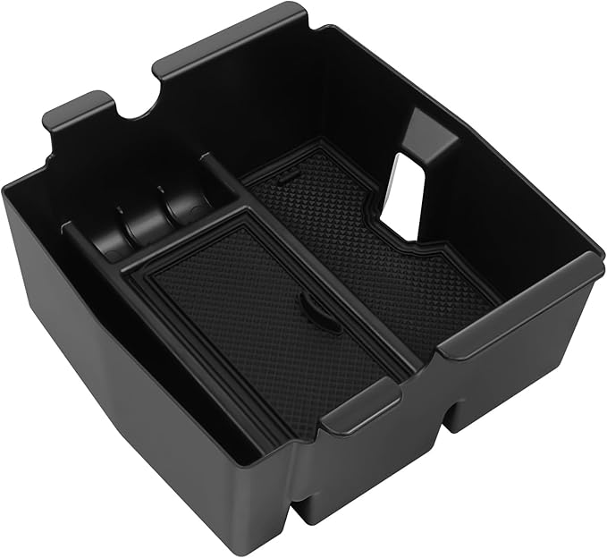 Center Console Organizer Tray for 2018-2025 2026 Jeep Wrangler JL JLU 4XE and 2020-2025 2026 Gladiator JT Insert Tray Center Console Armrest Box Accessories