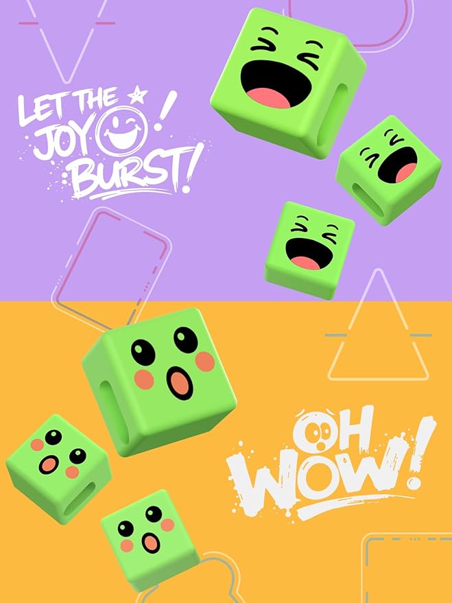 Stocking Stuffers for Teens Boys Girls Men Adults Gifts: Thumbs Up Lazy Phone Stand with Mood Cube Cell Phone Holder for Desk Gifts for Kids Women Teenage Husband Cool Funny Gadgets Christmas Ideas